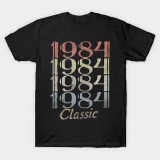 36th Birthday Gift 36 Years Old Retro Vintage 1984 Classic T-Shirt